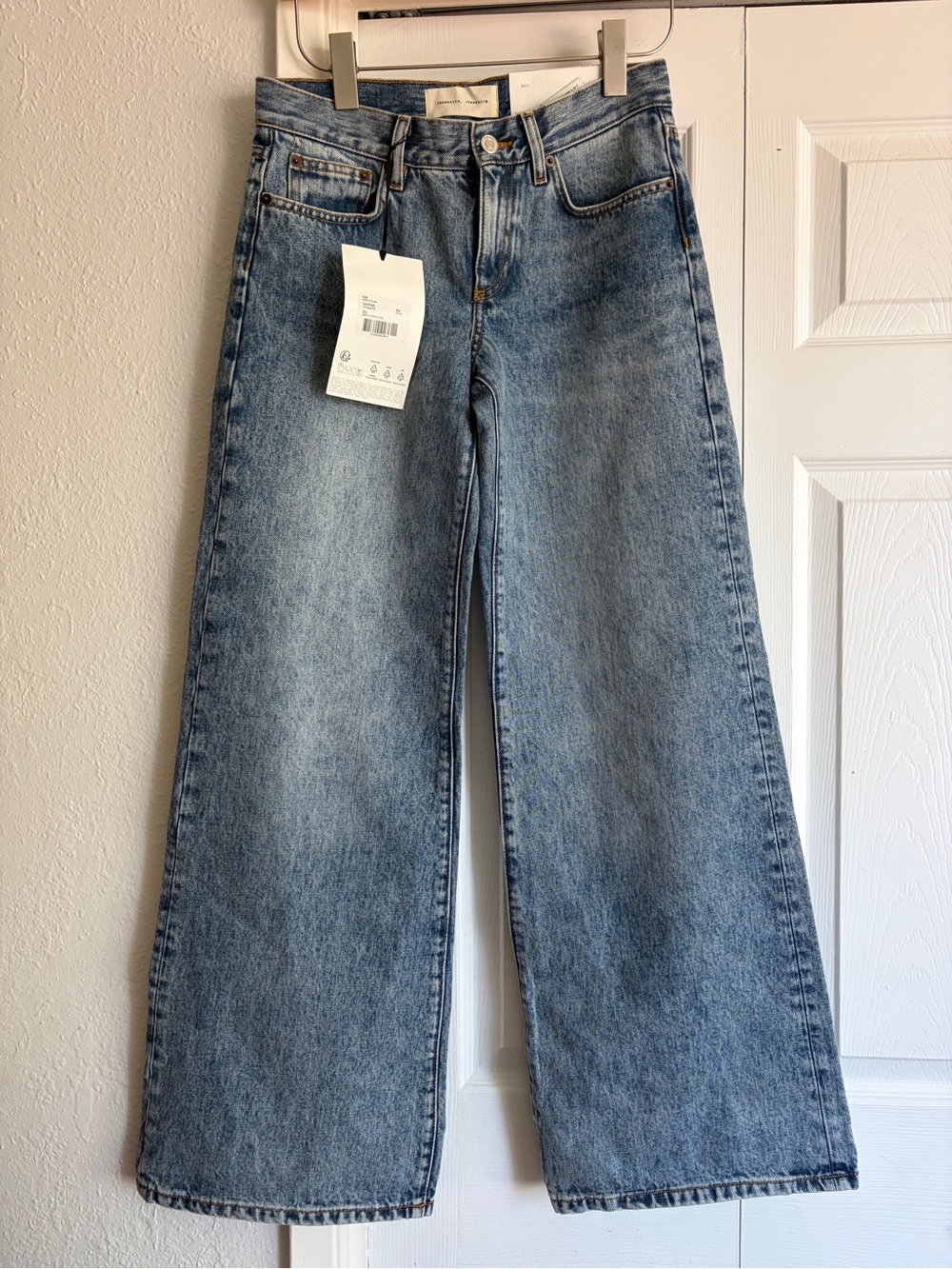 Jeanerica Kyoto Vintage 69 Low Rise Blue Wide Leg Jeans - Picture 6 of 17